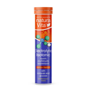 Natura Vita Electrolytes Isotonic Γεύση Λεμόνι 20Tabs