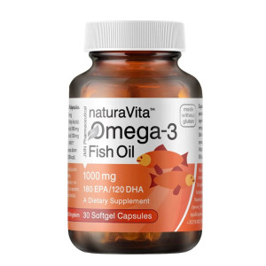Natura Vita Omega 3 Fish Oil Ιχθυέλαιο 1000mg 30Caps