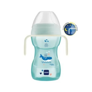Mam Εκπαιδευτικό Ποτηράκι Fun To Drink Cup Night 270Ml  8+ Μηνών 463B