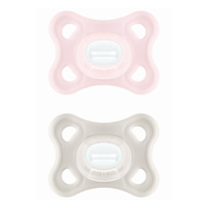 Mam Comfort Ορθοδοντικές Πιπίλες Σιλικόνης Ροζ για 3 - 12 μηνών 2τμχ