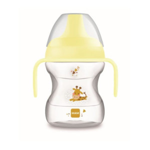 Mam Learn To Drink Cup Εκπαιδευτικό Μπιμπερό Πλαστικό Κίτρινο για 6m+ 190ml