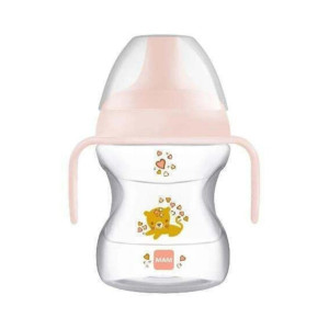 Mam Learn To Drink Cup Εκπαιδευτικό Μπιμπερό Πλαστικό Ροζ για 6m+ 190ml