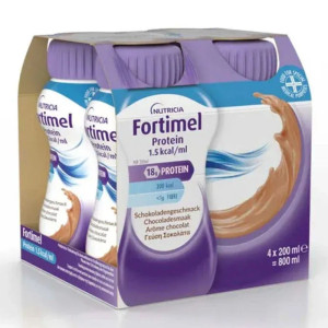 Nutricia Fortimel Protein Σοκολάτα 4Χ200gr