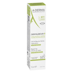 A-Derma Repairing CICA-Lip Ultra-Nourishing Dermalibour+ Lip Balm 15ml