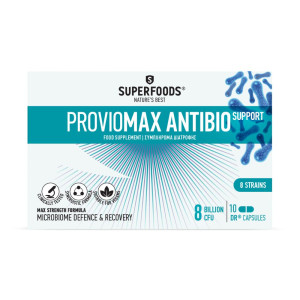 Superfoods R Proviomax Antibio Support Συμπλήρωμα με Προβιοτικά & Πρεβιοτικά 10Caps