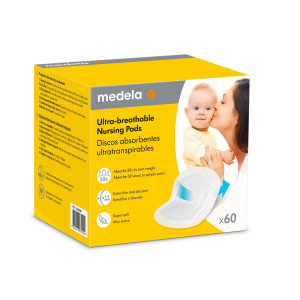 Medela Ultra Breathable Επιθέματα Στήθους 60τμχ