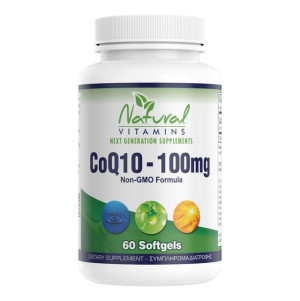 Natural Vitamins CoQ10 100mg 60Caps