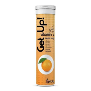 Uplab Pharmaceuticals Get Up Vitamin C 1000mg Πορτοκάλι 20Tabs