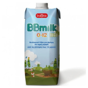 Buona BB Milk Βιολογικό Γάλα Σε Υγρή Μορφή 0-12m 500ml