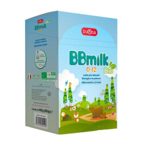 Buona BB Milk Βιολογικό Γάλα Σε Σκόνη 0-12m 2X400gr