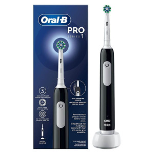 Oral-B Pro Series 1 Ηλεκτρική Οδοντόβουρτσα με Αισθητήρα Πίεσης Μαύρη