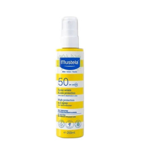 Mustela High Protection Sun Αδιάβροχο Βρεφικό Αντηλιακό Spray SPF50 200ml Λήξη 11/2026