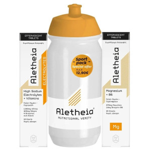 Aletheia Promo Sport Pack High Sodium Electrolytes & Vitamins Ηλεκτρολύτες 18 Αναβράζοντα Δισκία & Magnesium & B6 20Tabs