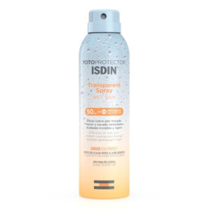 Isdin Fotoprotector Transparent Wet Skin Αδιάβροχο Αντηλιακό Mist για το Σώμα SPF50 250ml