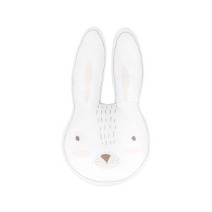 Kikka Boo Διακοσμητικό Μαξιλάρι Κούνιας Rabbits Love Λευκό 50x30cm