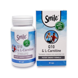 Smile Coenzyme Q10 & L-Carnitine 30 Caps