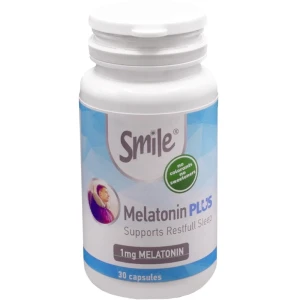 Smile Melatonin Plus 1mg Συμπλήρωμα για τον Ύπνο 30Caps