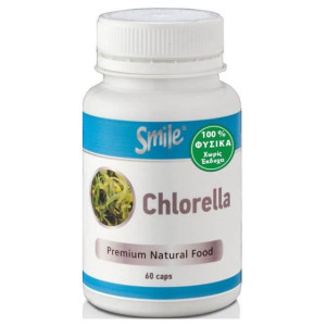 Smile Χλωρέλλα 400mg 60 caps Ενέργεια & Υποστήριξη Πεπτικού