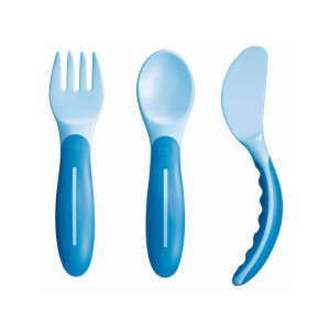 Mam Πιρουνάκι, Κουταλάκι & Μαχαιράκι Baby'S Cutlery
 6+ Μηνών (3Τμχ) Αγόρι 515B