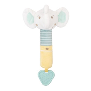 Kikka Boo Soft Toy with Teether Elephant Time