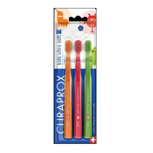 Curaprox Kids Ultra Soft 5460 Σετ Παιδικές Οδοντόβουρτσες για 6+ Χρονών 3τμχ