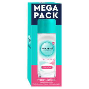 Noxzema Memories Αποσμητικό 48h σε Roll-On 2x50ml