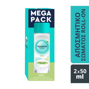 Noxzema Talc Αποσμητικό 48h σε Roll-On 2x50ml