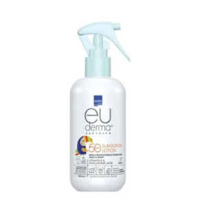 Intermed Euderma SPF50 Αδιάβροχο Βρεφικό Αντηλιακό Γαλάκτωμα για Πρόσωπο & Σώμα 200ml