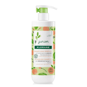 Klorane Junior Shampoo, σαμπουάν με άρωμα ροδάκινο για εύκολο ξέμπλεγμα 500ml