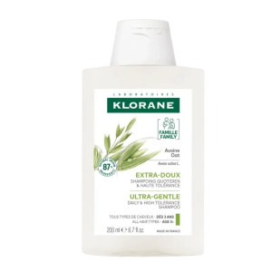 Klorane Oat Shampoo, σαμπουάν βρώμης για όλους τους τύπους μαλλιών - 200ml