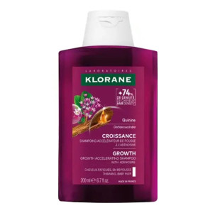 Klorane Quinine Growth Shampoo, σαμπουάν επιτάχυνσης της ανάπτυξης των μαλλιών με Αδενοσίνη και Κινίνη, 200ml