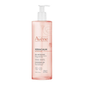 Avene Xeracalm Nutrition Cleansing Gel, αφρίζον θρεπτικό τζελ καθαρισμού για πρόσωπο και σώμα για το ξηρό έως πολύ ξηρό δέρμα 750ml