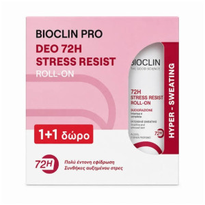 Bioclin Stress Resist Αποσμητικό 72h σε Roll-On 50ml 1 + 1 Δώρο