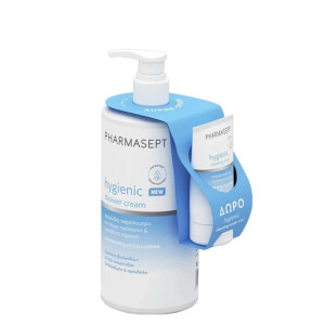 Pharmasept Hygienic Shower Cream Κρεμώδες Αφρόλουτρο 1L Και δώρο scrub Pharmasept 40ml