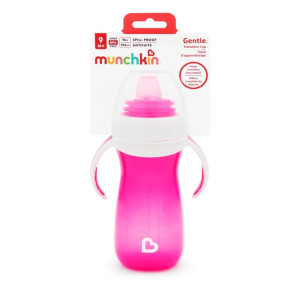 Munchkin Gentle Cup Tall Trainer 300ml 9m+ Ρόζ