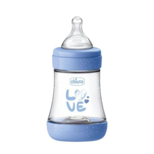 Chicco Πλαστικό Μπιμπερό Perfect 5 Κατά των Κολικών με Θηλή Σιλικόνης για 0+ μηνών 150ml