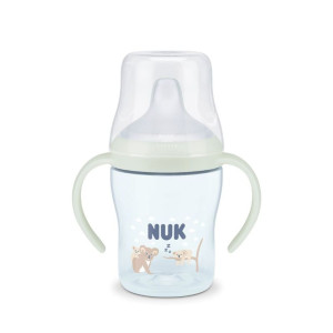 Nuk Night Εκπαιδευτικό Μπιμπερό Πλαστικό με Λαβές Πολύχρωμο για 6m+ 150ml