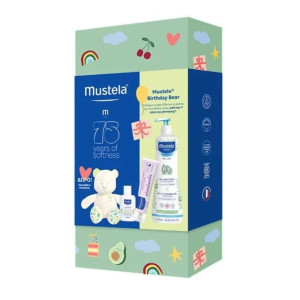 Mustela Promo Gentle Cleansing Gel for Hair & Body 750ml & 123 Vitamin Barrier Cream 50ml & Liniment Diaper Change Cleanser 50ml