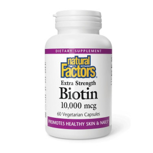 Natural Factors Biotin 10000 Mcg 60 Caps