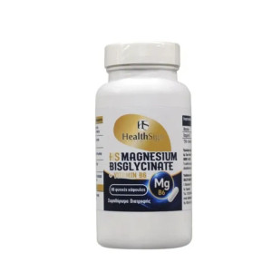 Health Sign Chelated Bisglycinate Magnesium with Vitamin B6 60 Caps