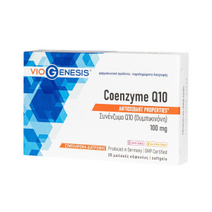 Viogenesis Coenzyme Q10 Gluten-Free 100mg 30 Capsules