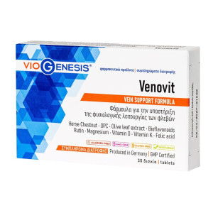 Viogenesis Venovit Special Food Supplement 30 Tabs