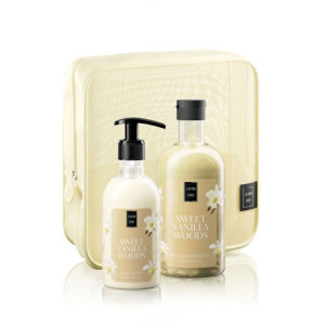 Lavish Care Sweet Vanilla Woods Skin Care Set for Moisturizing & Body Cleaning Sweet Vanilla Woods 2pcs