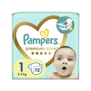 Pampers Premium Care No1 Newborn Τεμ.72