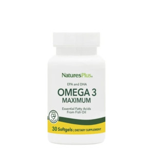 Nature's Plus Omega 3 Maximum Fish Oil 30 softgels