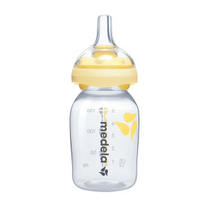 Medela Plastic Baby Bottle Anti-Colic with Silicone Nipple for 0+ months 150ml