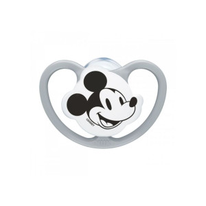 Nuk Πιπίλα Σιλικόνης Perfect Match Air Mickey 18-36m Grey
