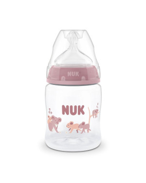 Nuk Πλαστικό Μπιμπερό First Choice Κατά των Κολικών με Θηλή Σιλικόνης για 0+ μηνών Μπλε 150ml