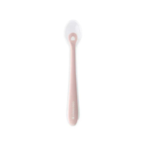 Kikka Boo Baby Spoon Boo from Silicone in Case for 4+ Months Pink