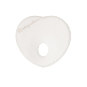 Kikka Boo Ergonomic Heart Baby Plagiocephaly Pillow Memory Foam White 22x21cm